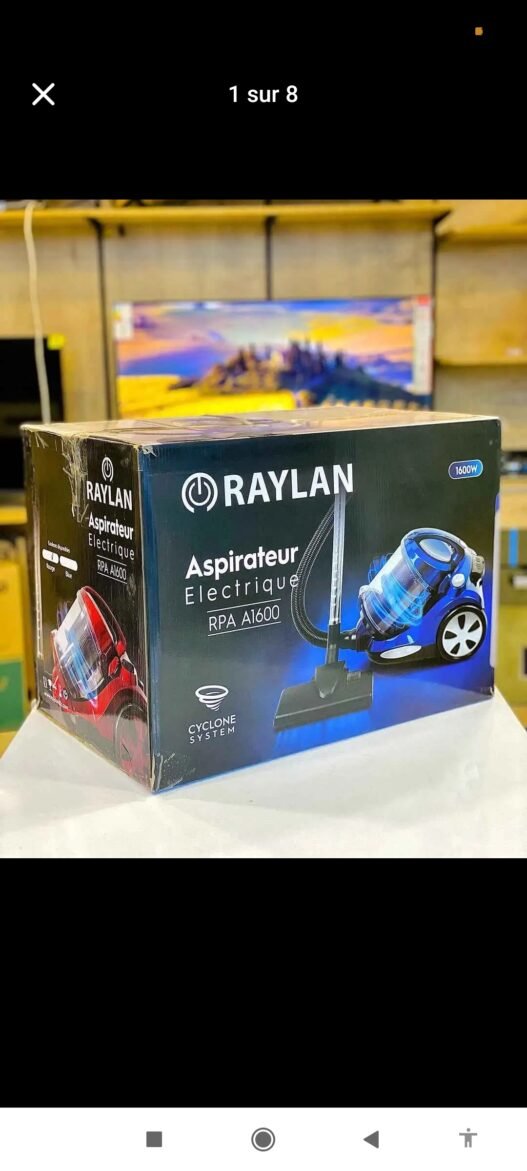 Aspirateur raylan 1600w 4L Garantie 5 ans المكنسة الكهربائية متعددة الوضائف لجيمع الأسطح و المنزل و المكاتب – Image 2