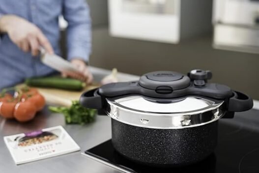 AUTOCUISEUR ET FAITOUT 2 EN 1 CLIPSO MINUT' DUO 5L NOIR – Image 2