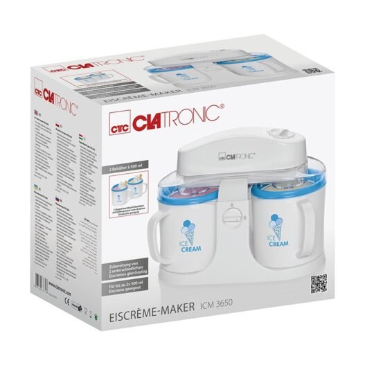 Ice cream maker Clatronic  white – Image 2