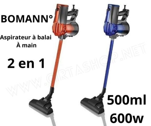 Bomann Aspirateur 2En1 À Main Et Balai, Technologie Éco-Cyclone -600 W Germany 🇩🇪