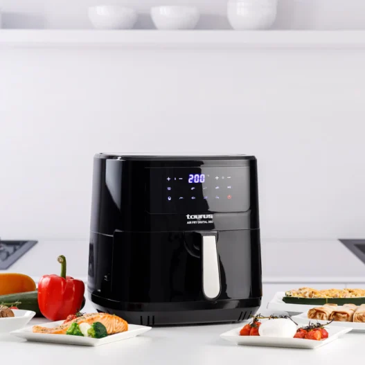 Friteuse à air sans huile avec double résistance 7.5L مقلاة هوائية دوبل ريزيسطونس