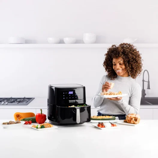 Friteuse à air sans huile avec double résistance 7.5L مقلاة هوائية دوبل ريزيسطونس – Image 5