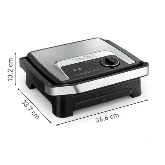 PANINEUSE GRILL MULTIFONCTIONS 3 POSITIONS SANDWICHES ET VIANDES TEFAL 2000W 2IN16 PERSSONNES MADE IN FRANCE – Image 3