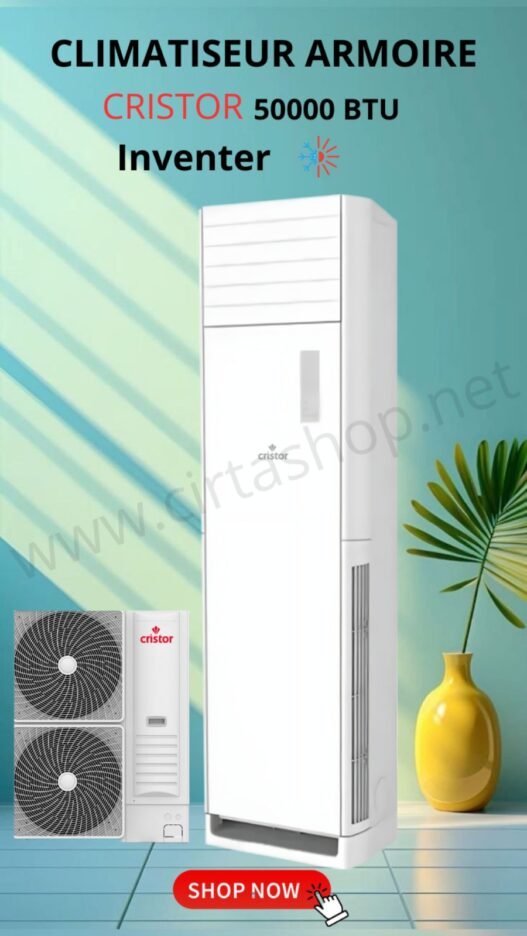 Armoire CRISTOR | 50K BTU | Tropical T3 - Inverter  - Froid & Chaud - R410 – KA50-F64IT3