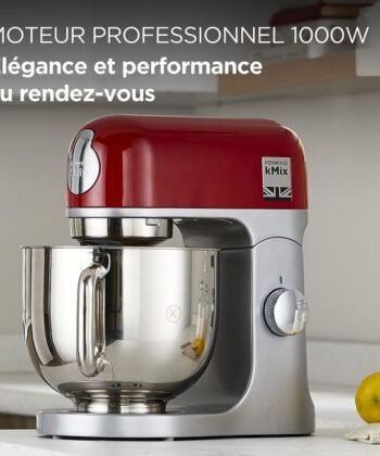 Kenwood Robot Patissier Multifonction kMix Rouge Kenwood Robot Patissier Multifonction kMix Rouge KMX750RD