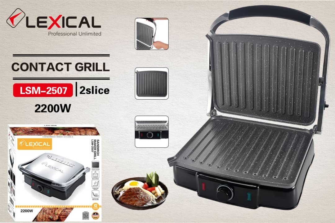 Appareil de Cuisson Panini Lexical LSM-2507🇩🇪🇩🇪