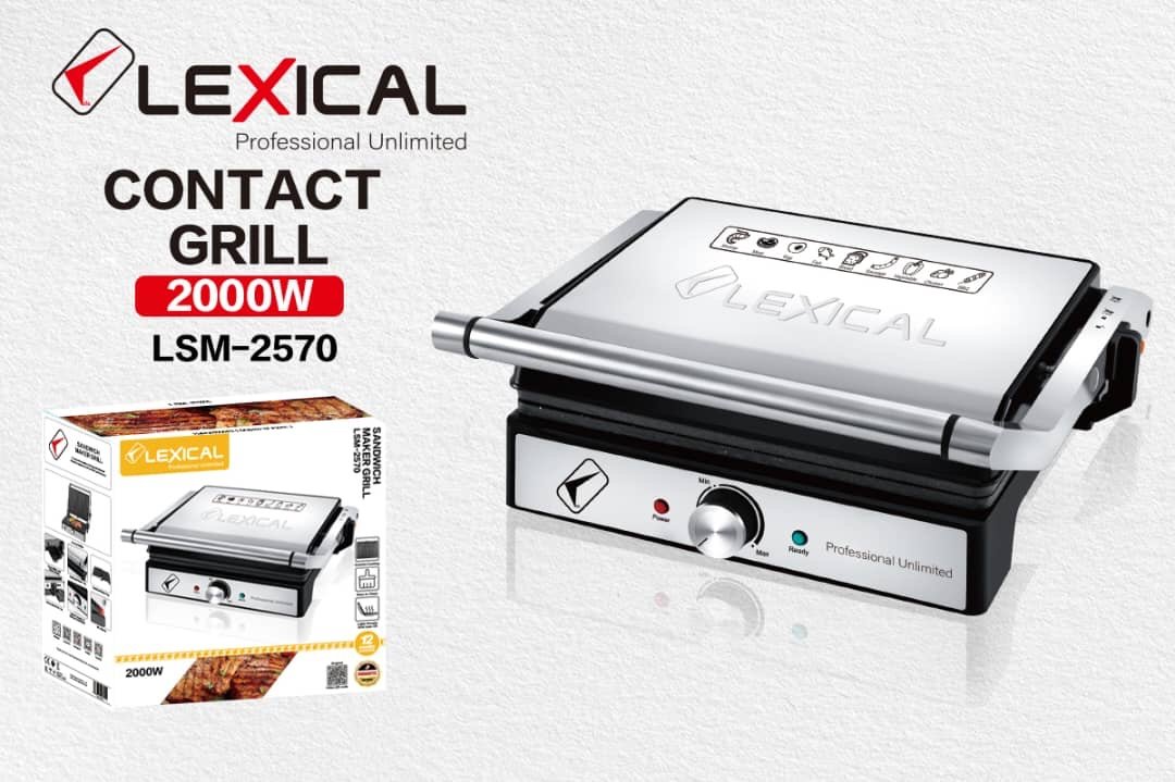 Appareil de Cuisson Panini Lexical LSM-2570🇩🇪🇩🇪