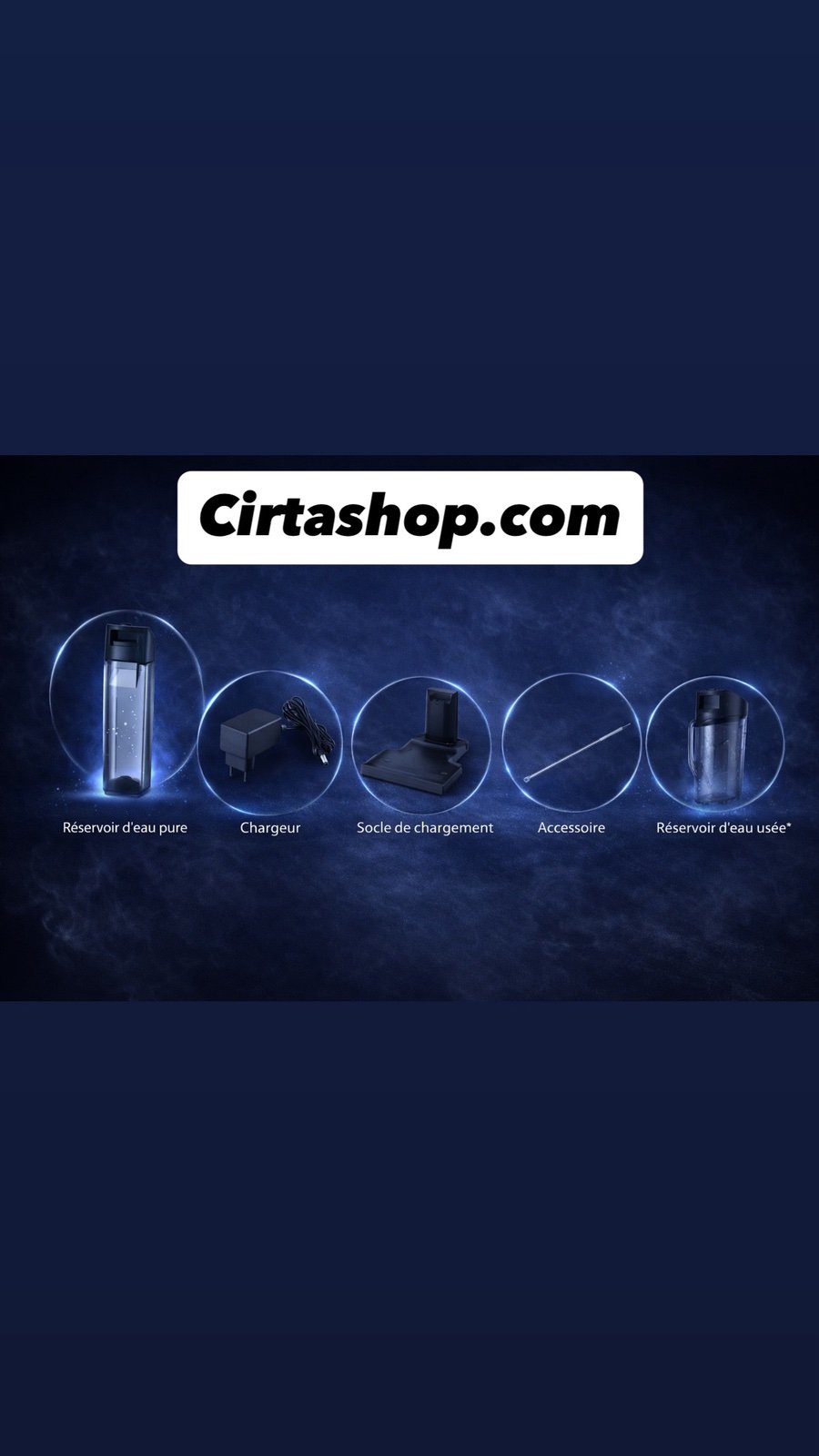 Aspirateur A BATTRIE TIREX 3IN1 ASPIRATEUR LAVEUR SE'CHEUR 6 ACCESSOIR 🇫🇷 – Image 2