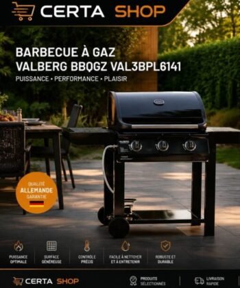 Barbecue A GAZ VALBERG 🇩🇪 شواية اللحم بالغاز الالمانية