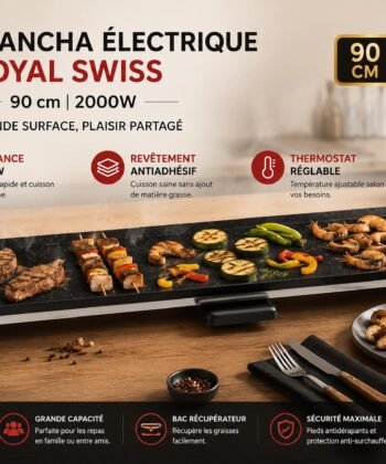 PLANCHA ROYAL SUISSE 2000W