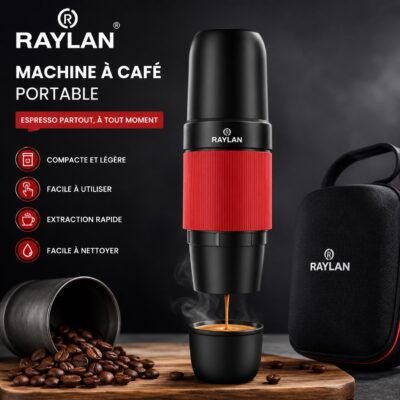 الة القهوة المحمولة Raylan mini machine cafe portable